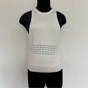 Abercrombie & Fitch Pointelle High Neck Tank